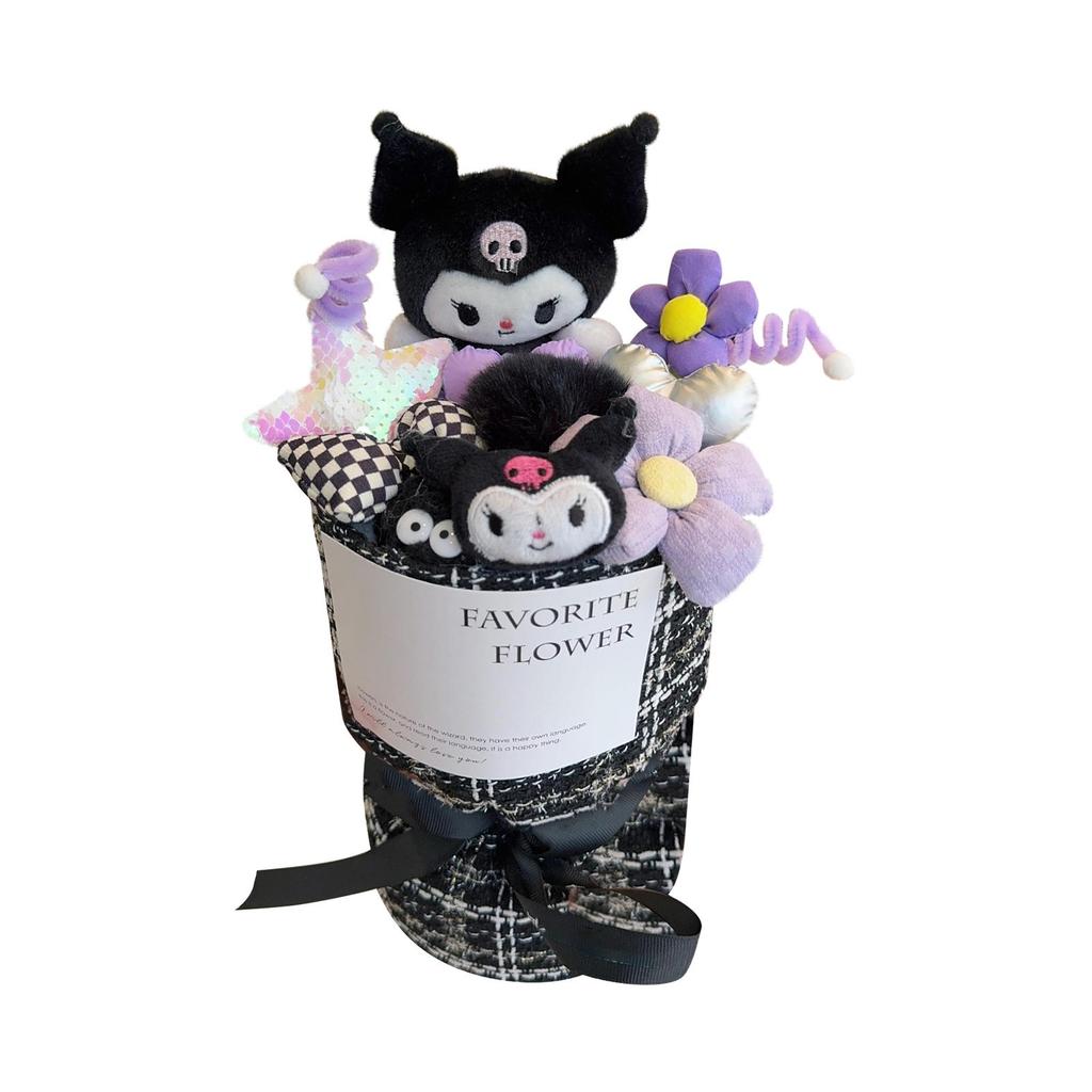 Creative Plush Cartoon Doll Bouquet Finished Birthday Gift For Girlfriend Valentine's Day Gift