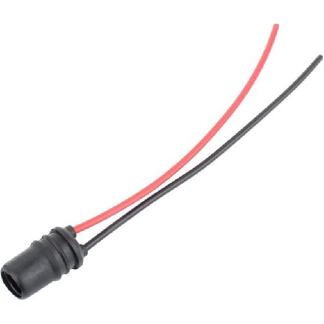 10pcs T10 194 Round Pre-Wired Female Socket for Bulbs Replacement