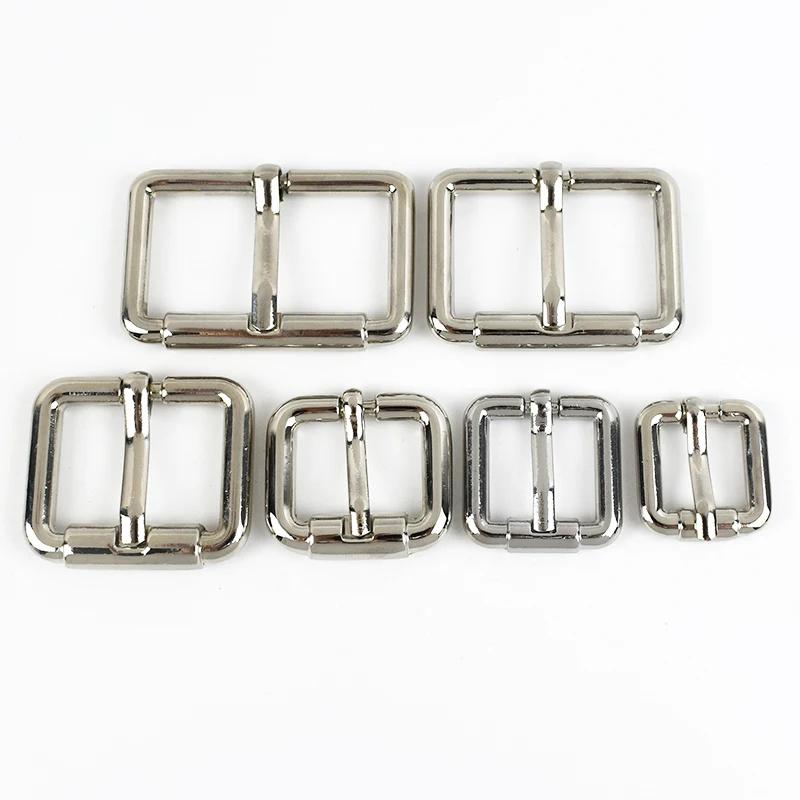 5Pcs 10-38mm Metal Pin Buckles Backpack Belt Adjust Buckle Handbag Webbing Roller Sliders Clasp DIY Leather Hardware Accessories