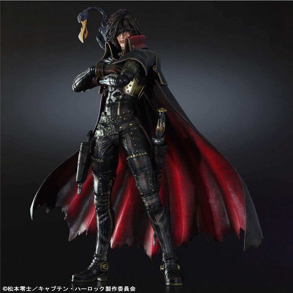 Captain Harlock PLAY ARTS Kai Harlock Painted Action (PVC Figure)