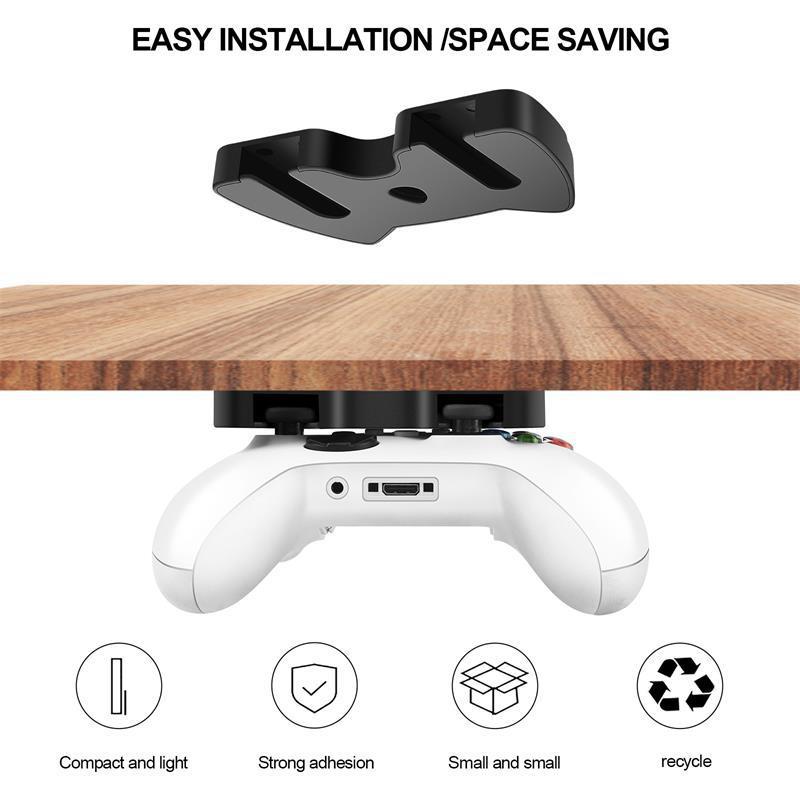Gamepad Hook Holder For Xboxseries S/X Hanging Hanger Bracket For Xbox One/Xbox 360 Controller Storage Rack Under Desk Stand