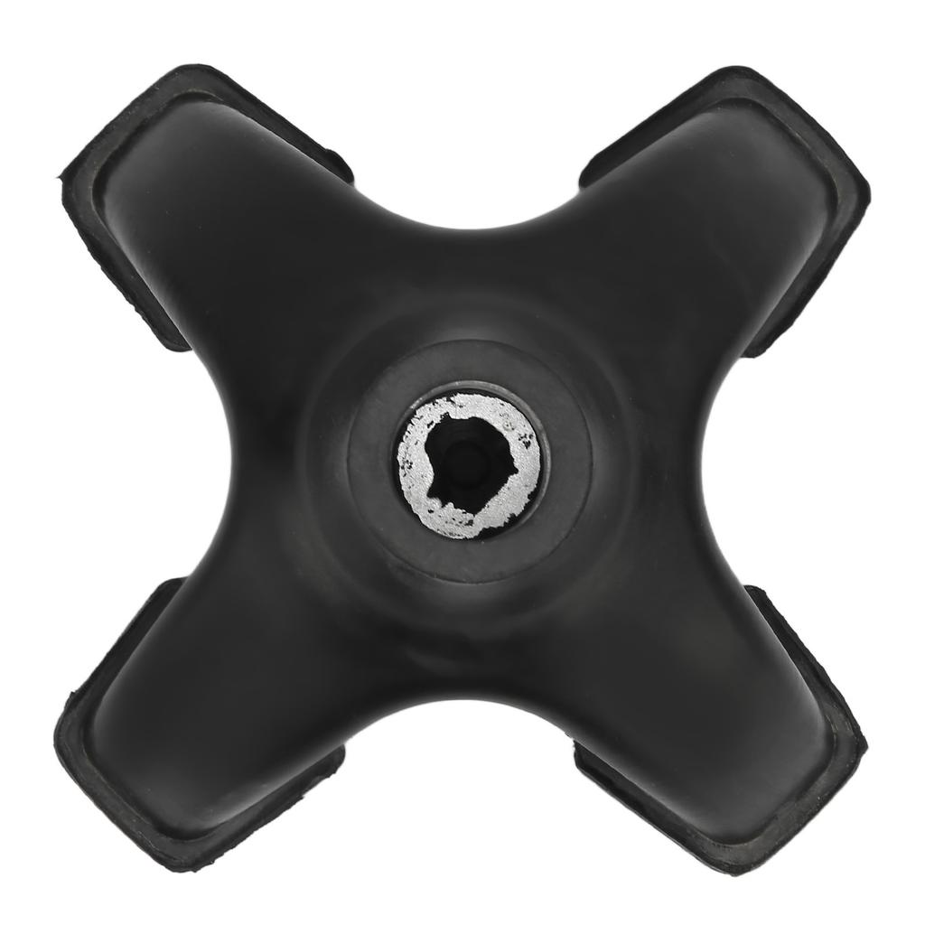 Quad Cane Tips 16mm Imitation Tire Texture Corrosion Resistance Rubber Antiskid Walking Cane Tips with 4 Contact Points