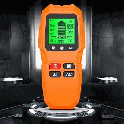 LCD Ekranlı 7'si 1 Arada Elektrikli Duvar Tarayıcı Sensörü Ahşap Manyetik Metal AC Tel Bulma İçin Yüksek Doğruluk
