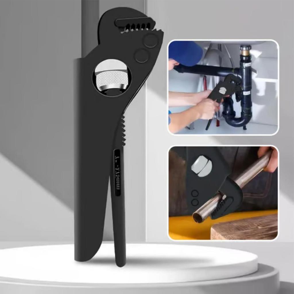 Water Pipe Wrench Adjustable Pipeline Wrench Plumbing Tools Multi-Purpose Pliers For Nuts Joints Faucet Water Heater Sink