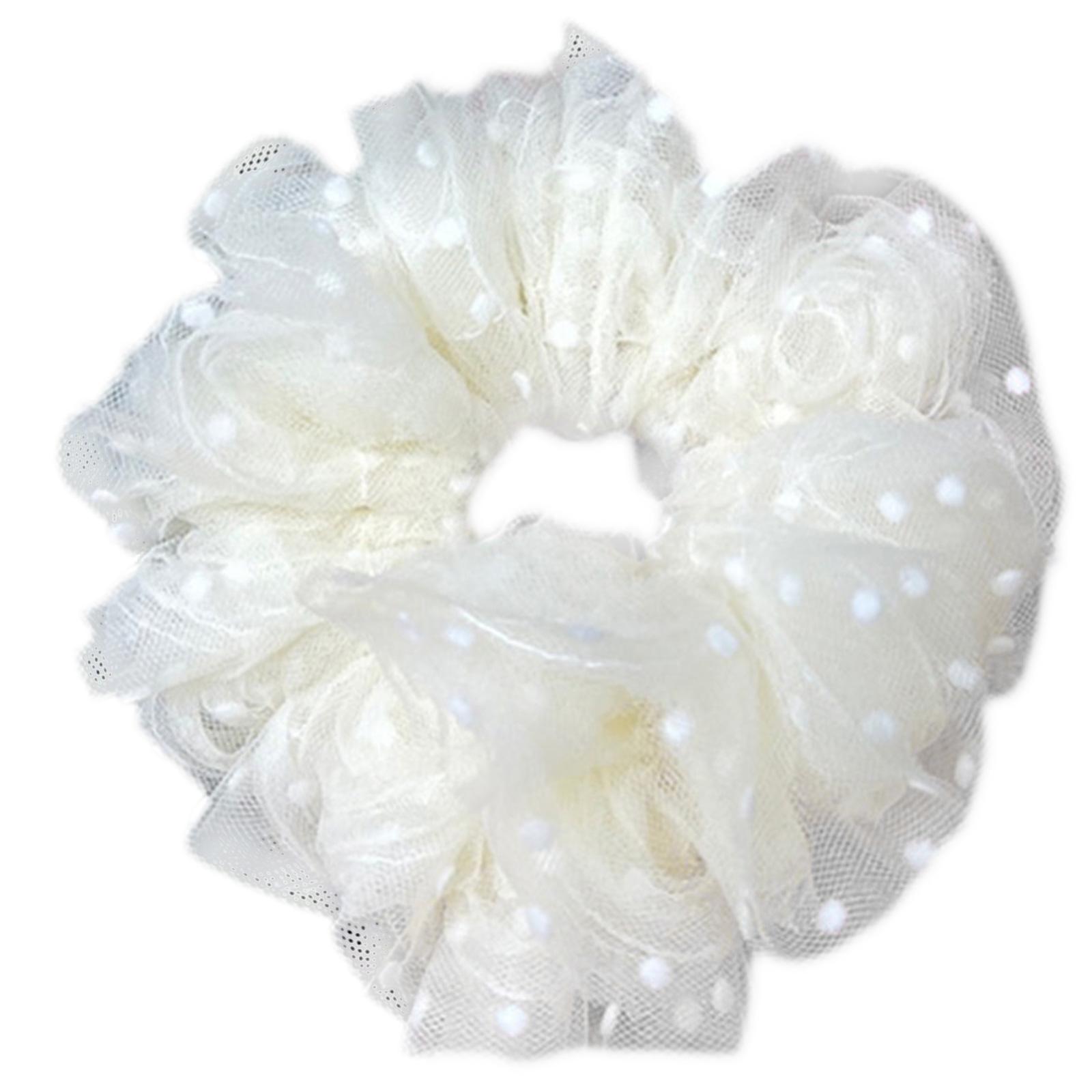 

Элегантные резинки для волос с розами для женщин, эластичные резинки для волос, помпоны для волос во французском стиле, модные аксессуары для волос S разноцветный