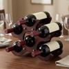 Wooden Wine Holder Stand Freestanding Design Bottle Wine Rack Wine Storage Rack  Bar Countertop