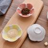 Japanese Style Flower Design Seasoning Dish Soy Sauce Vingar Bowl Salad Dressing Plate Ceramic Kitchen Tableware Small Plate