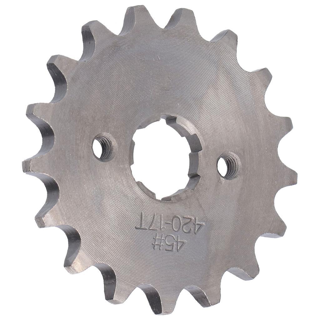 420 17T 0.8in Drive Front Counter Sprocket for 110cc 125cc 150cc Chinese Pit Bikes ATVs