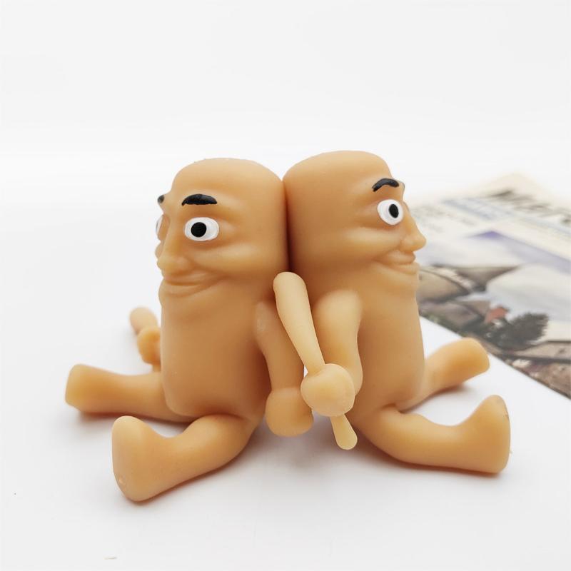 Italian Brainrot Tung Sahur Soft Rally Toys Stress Relief Prank Toy Fidget Toy Transformable Kids Adults Party Birthday Gift