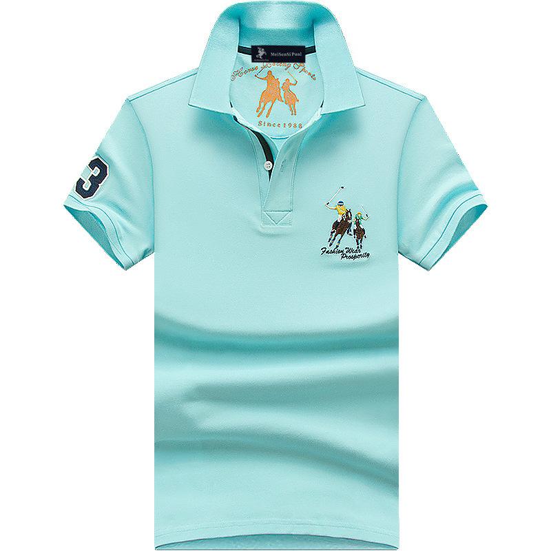 

Paul Polo Men s Summer 2026 Short-Sleeve Lapel T-Shirt, Pure Cotton, Plus Size 6XL (230-255 jin)
