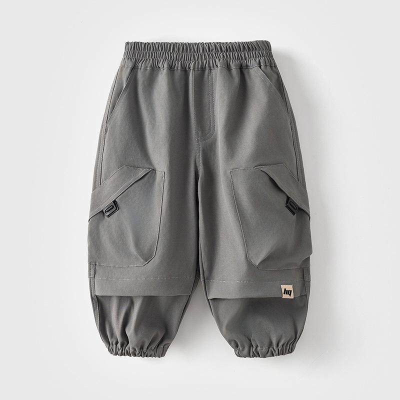 

Boys Cargo Pants - Casual Outdoor Children s Loose Long Pants 110