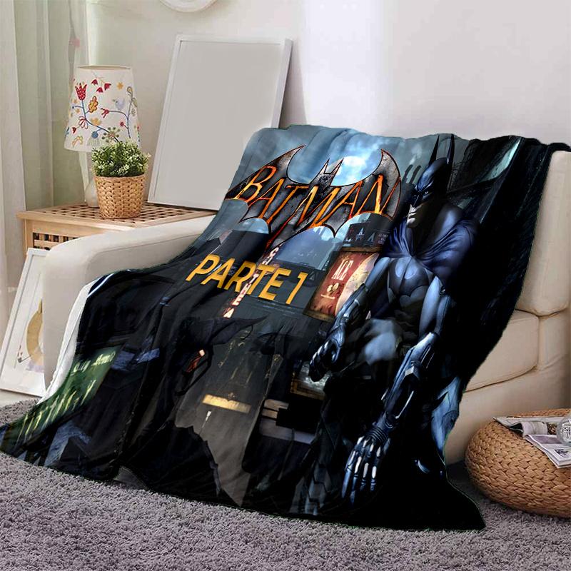 

Batman: Parte 1 - Gotham City AdventurePrint Blanket, Soft Blanket For Sofa Office Bed And Travelling Daughter Birthday Gift esj300 130cm×150cm（50in×60in）