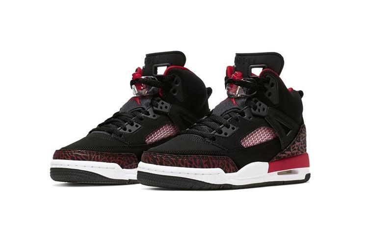 Jordan Spizike Schwarz University Red GS 317321-060