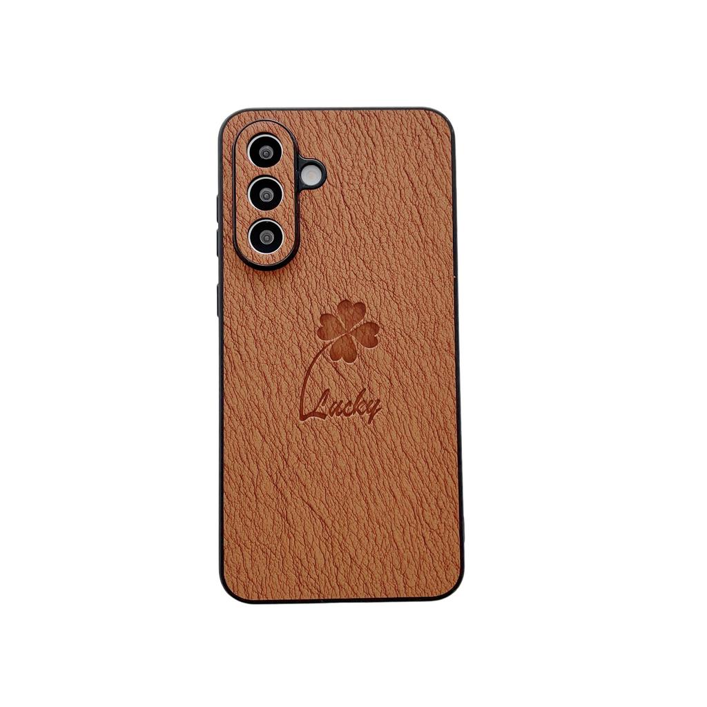Geeignet für Samsung A56 Handyhülle Samsung S25ultra Rundumschutz Ultradünn S24 Vierblättriges Kleeblatt A55 Schutzhülle