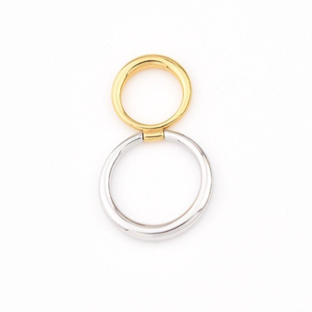 Zinc Zinc Alloy Scarf Buckle Ring Electroplated  Elegant   Weddings