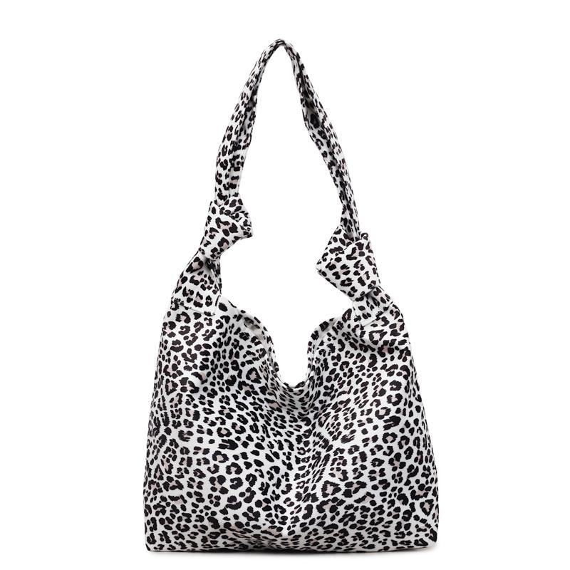 Women's Bag Leopard Print Shoulder Bag Underarm Bag Large Capacity Tote Bag