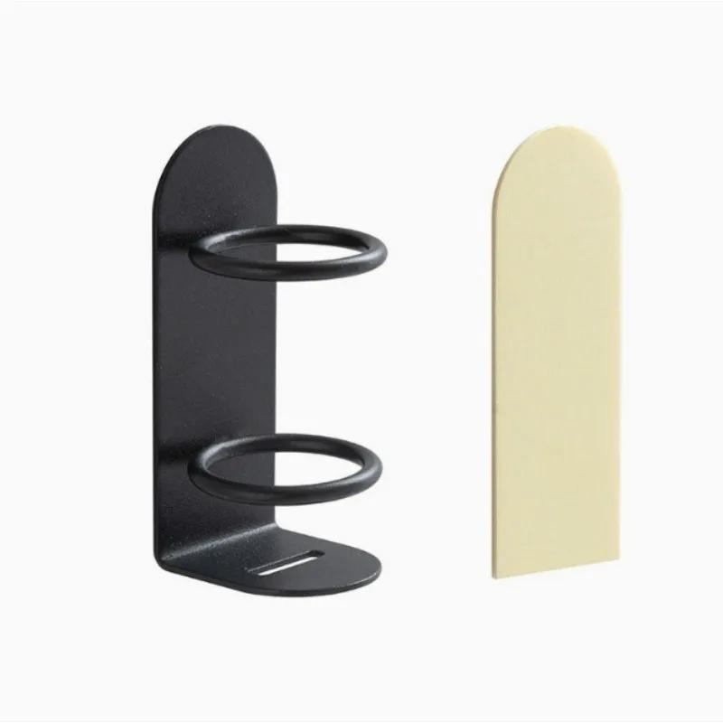 Wall Mounted Electric Toothbrush Holder Self Adhesive ABS Food Grade Ventilated Quick Drying Razor Holder Bathroom Organizer Bla