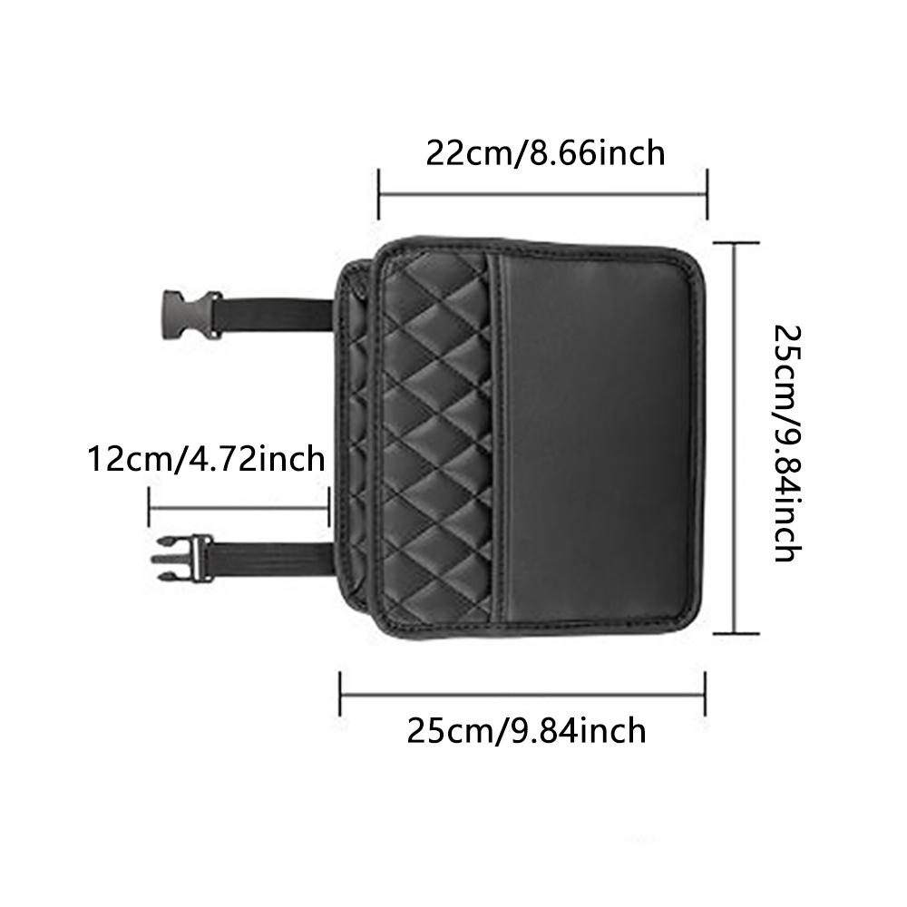 Bil Organizer Auto Vanntett Bil Baksete Oppbevaringsboks Telefonlomme Lomme Bil Baksete Organizer Protector Hengende oppbevaringspose