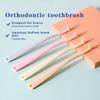 1 szt. Ortodontyczna szczoteczka międzyzębowa Jednopęczkowa Miękka do czyszczenia zębów Szczoteczka do zębów Narzędzie do higieny jamy ustnej Mała główka Miękkie włosie