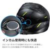 HJC HELMETS Motorcycle Helmet System, Full Face/Open Face, Ventilated, Internally Detachable, for i90 Aventa, HJH222, Black/Yellow, Small (55-56cm)