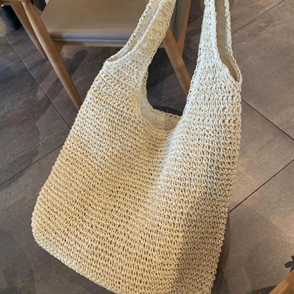 Handwoven Beach Tote Bag Boho Design for Women Shopping Commuting Valentines