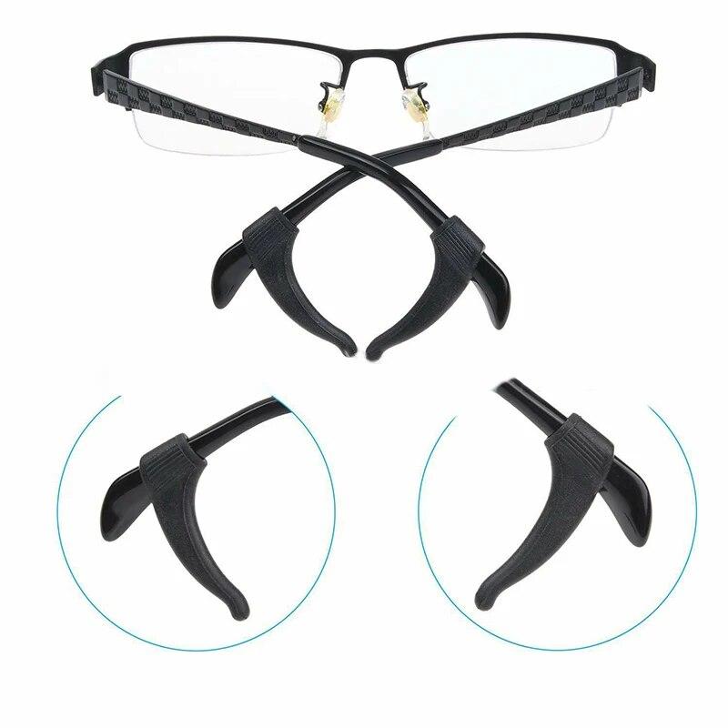 Anti-slip Silicone Ear Grip Glasses Eyeglasses Leg Ear Hook Stopper Bracket Fastener Accessories Temple Tip Eyewear Holder