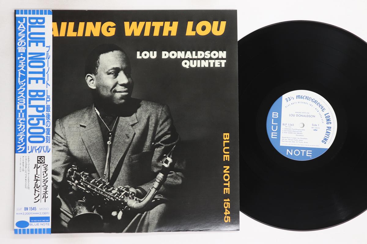 

LP Record LOU DONALDSON - Wailing With Lou BN1545,BLP1545 BLUE NOTE 1990 Japan Obi Jazz Used