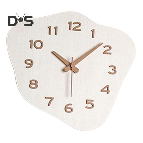 Decorative Clock High Precise Easy To Install Cloud Shaped Battery Powered Non-Ticking Silent Wall Clock