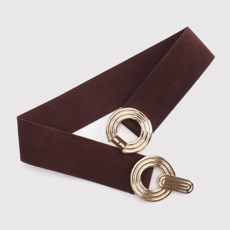 Women's Casual Elastic Waistband Decorative Fashion Belt