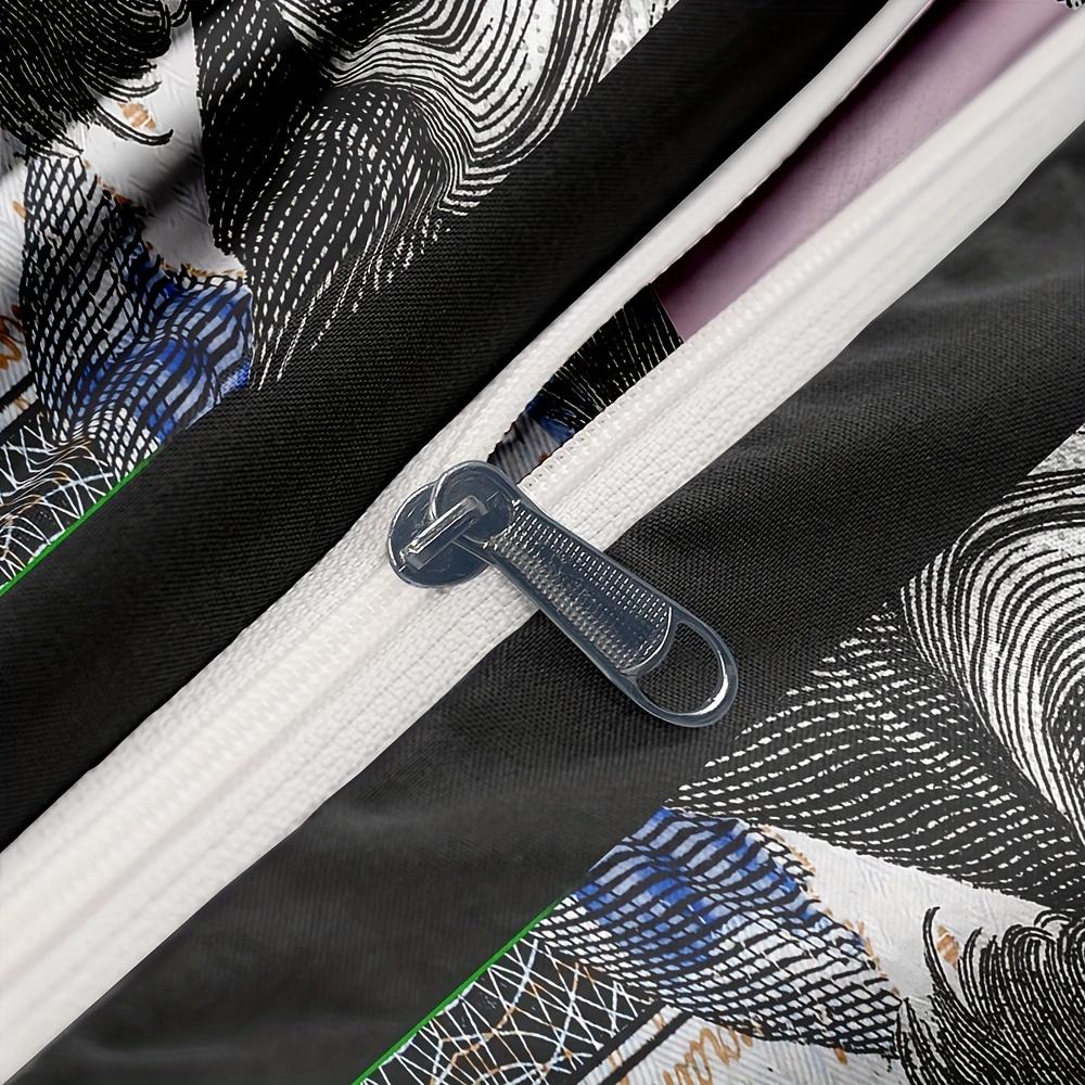 100 Dollar Bill Print Bedding Set Soft Comfortable Duvet Cover For Bedroom Guest Room (1*Duvet Cover + 2*Pillowcases)