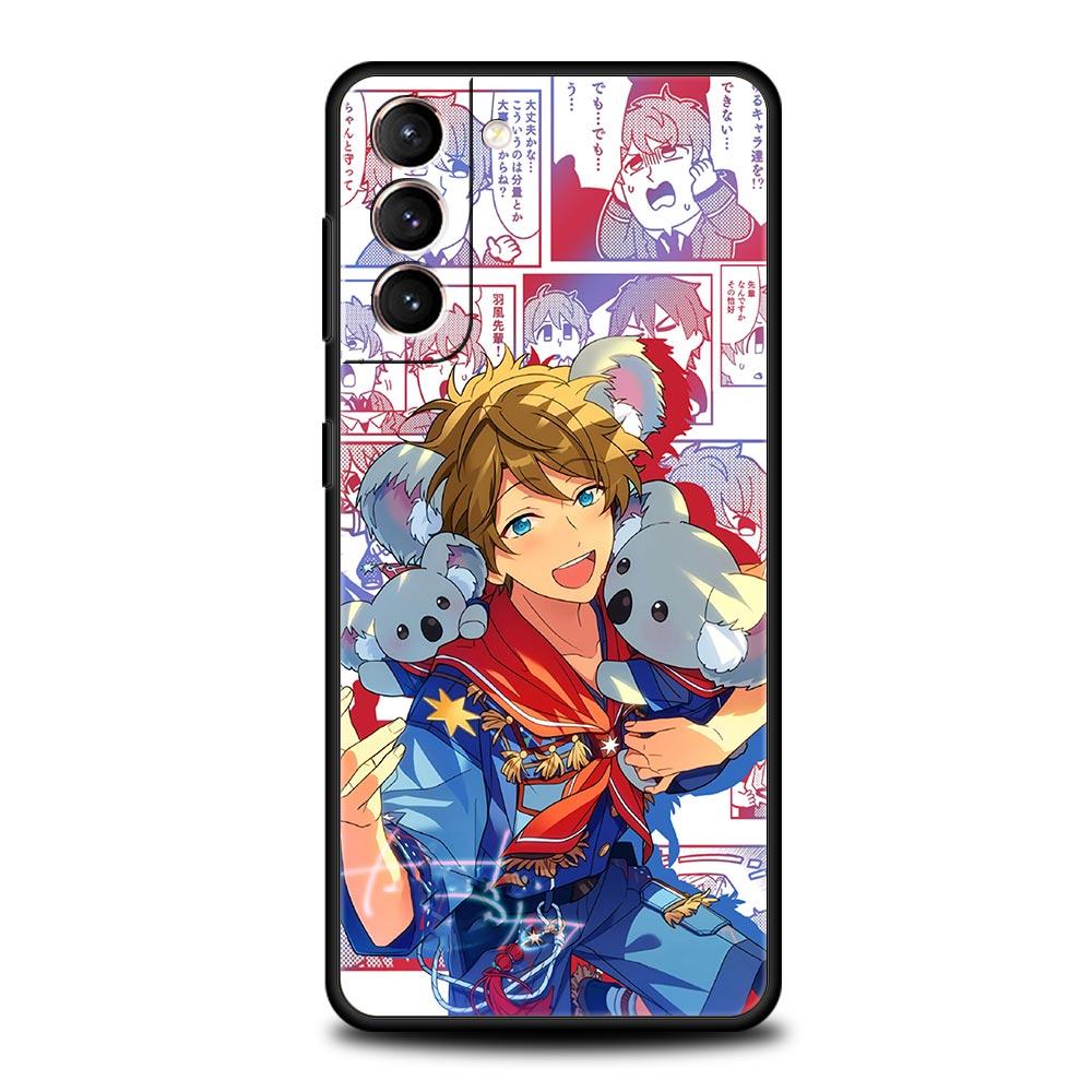 Husă pentru telefon Cartoon Ensemble Stars pentru Samsung Galaxy S24 S23 S22 S20 Ultra S21 FE 5G S10 S9 Plus S10E Husă din silicon moale