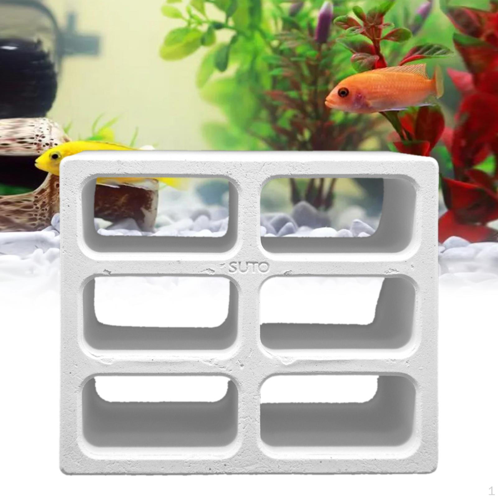 

Аквариумная пещера керамическое укрытие гнездо украшение простой в использовании практичный горшок водный пейзаж для дома 10.3cmx8cmx8.7cm