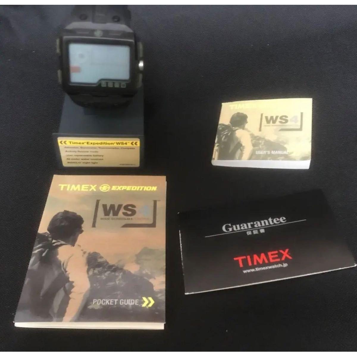 Used Very Good Condition First Generation TIMEX Expedition WS4 Black T49664