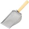 CHASO Deep Stainless Steel Cat Litter Scoop 2.8 Mm Mesh with Wooden Handle Direct from Japan