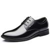 Fashion Lace-up Man Shoes for Wedding Party Office Casual Business Dress Shoes for Men Plus Size Summer Breathable Vent Leather Shoes 46