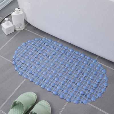 Yousheng PVC Anti-Rutsch Badematte Einfarbig Zuhause Küche Hotel Badezimmer Dusche Bodenmatte mit Saugnapf Weiche Rutschfeste Badewannen-Massageauflage Teppich