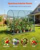 Crop Cage, 1.8 x 0.91 x 1.5 m Plant Protection Tent with Zippered Door, Wind-Resistant Tall Crop Cage, Easy to Install, Outdoor Raised Bed Cover with