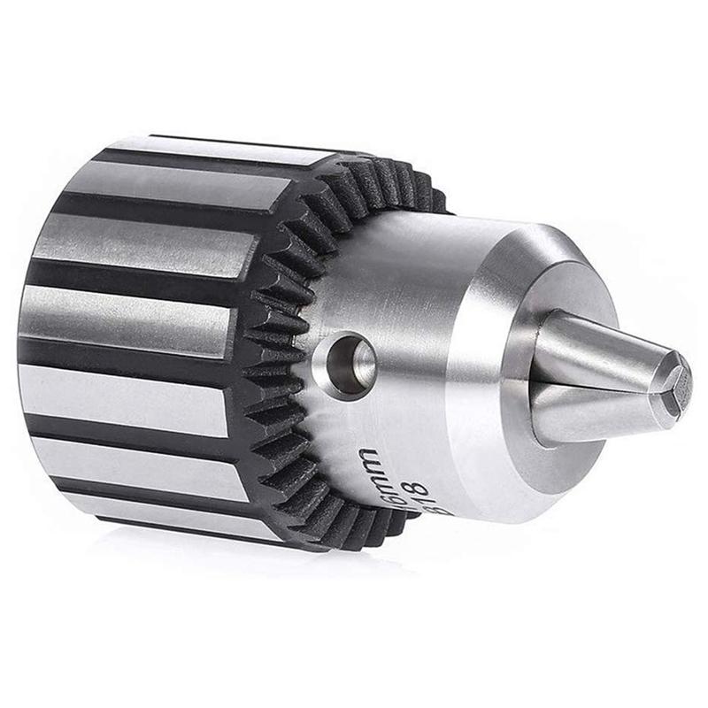 AB34-B18 High Precision Industrial Drill Chuck Bench Drill Heavy Duty Chuck Drill Head Wrench Drill Chuck 3-16Mm
