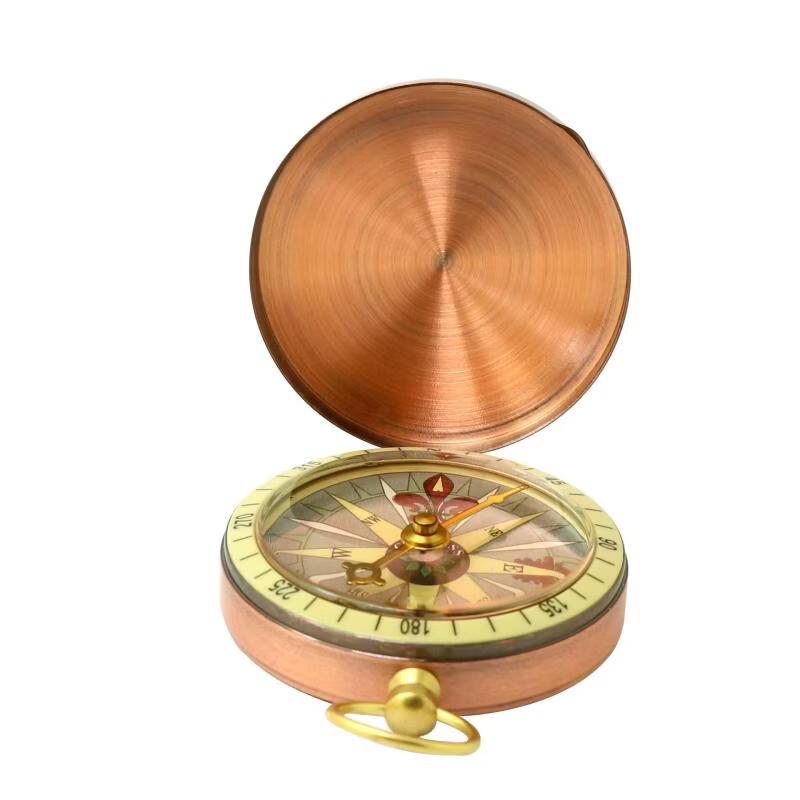 Retro Pocket Watch Compass