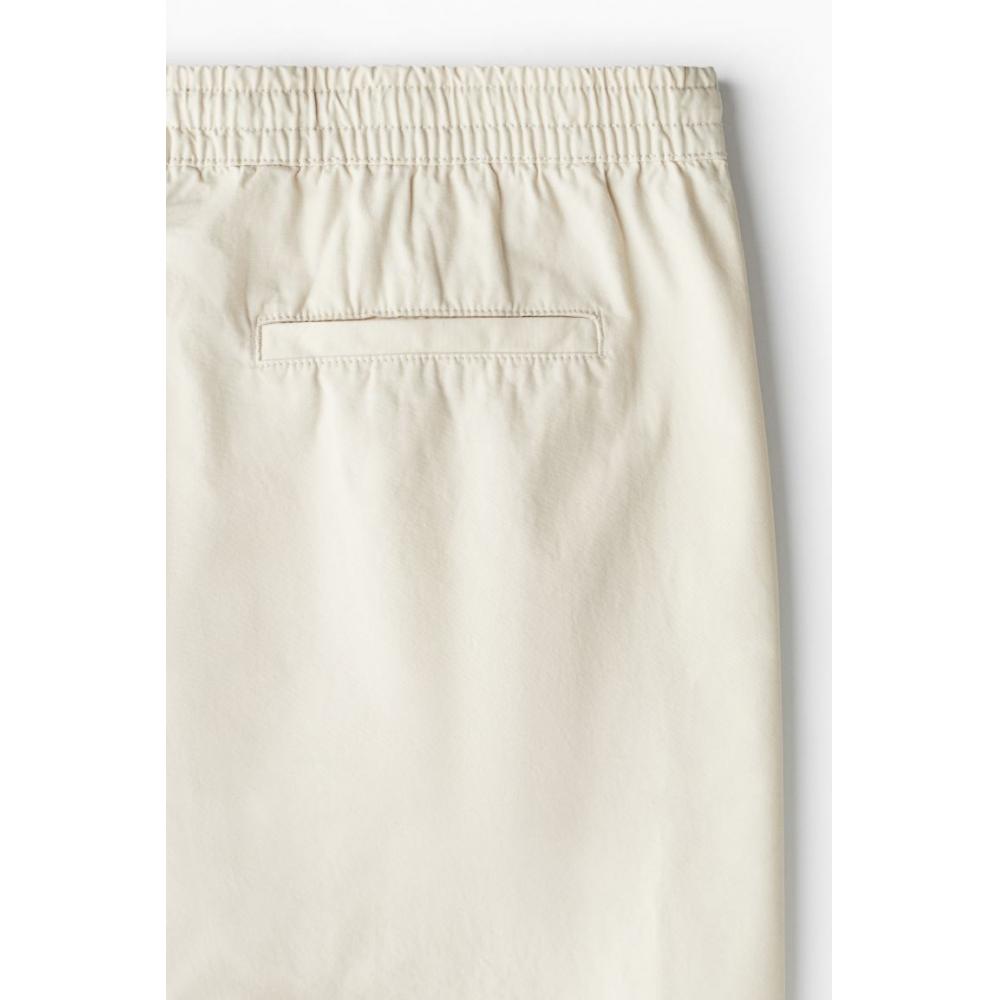 H M Canvas sHorts Regular Fit ligHt Beige
