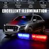 Car 16-Led 18 Flashing Mode Emergency Vehicle Dash Warning Strobe Flash Light Red Blue