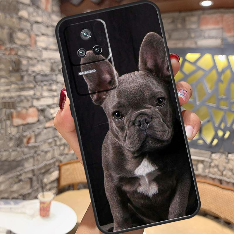Pug Dog French Bulldog Case For Xiaomi 15 14 13 Ultra 11T 12T 13T 14T Pro POCO X7 X6 Pro X3 X5 M6 F5 F6 Pro Cover