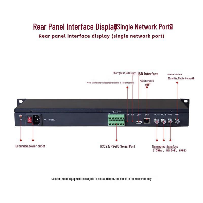 MORLINK Enterprise NTP Time Server with Dual Network Ports