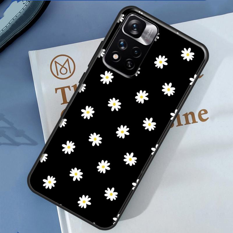 Cute Daisy Flower Case For Xiaomi Redmi 13C 10C 12C 14C Redmi Note 14 13 Pro 12 11 9 10 9S 10S 11S 12S Cover