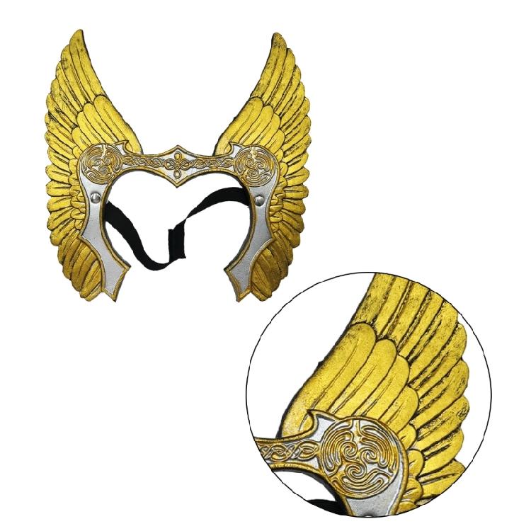 Valkyrja Warriour Headband Norses Warriour Headband Valkyrja Hair Accessories Halloween Vikinges Costume with Elastic Band