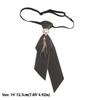 Detachable Necktie Pre-tied Bowknot Brooches Elegant Necktie Shirt Collar Pin  Jewelry Accessories