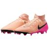 Nike Phantom Luna 2 Pro Comfortable Versatile FG (Rubber Long Stud) Slip Resistant Durable Soccer Shoes Unisex Soccer Shoes Pink Black FJ2575-800