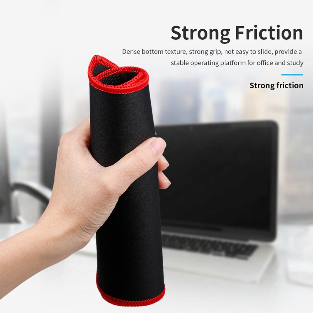 Mouse Pad Locking Edge Gaming Mouse Pad Anti Skid Wear Resistant Rubber Mouse Pad for Home Game