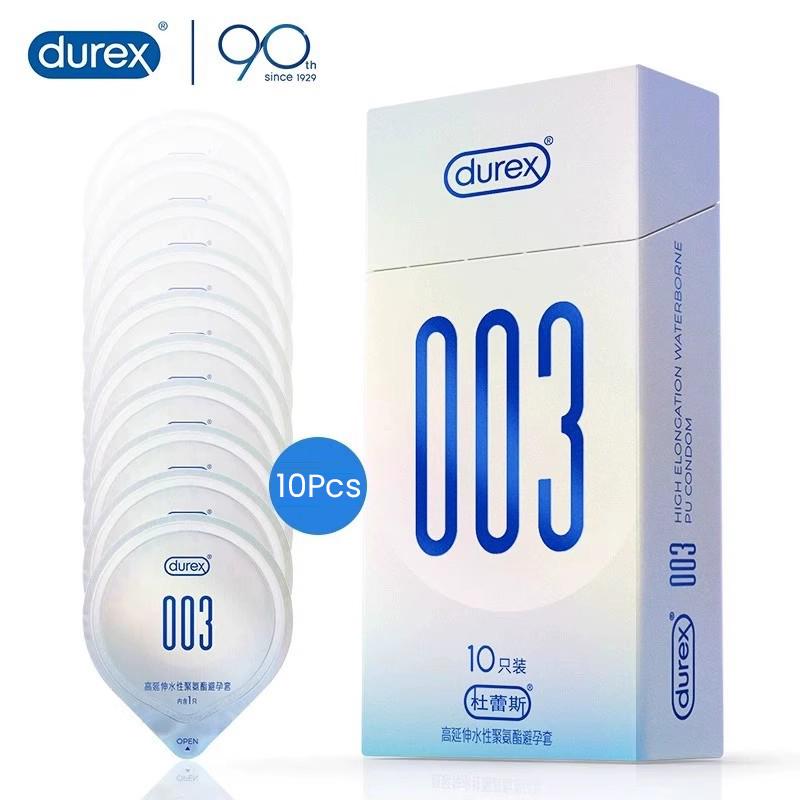 Durex 003 Condom High Elongation Waterborne PU Condom 10 Pcs/box