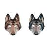 Realistic Animal Wolf Face Mask EVA Texture Ensuring Comfort Suitable for Halloween Carnival Costume Parties Wear